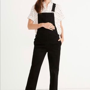 Madewell Maternity Straight Leg Overalls